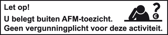 AFM informatiebanner